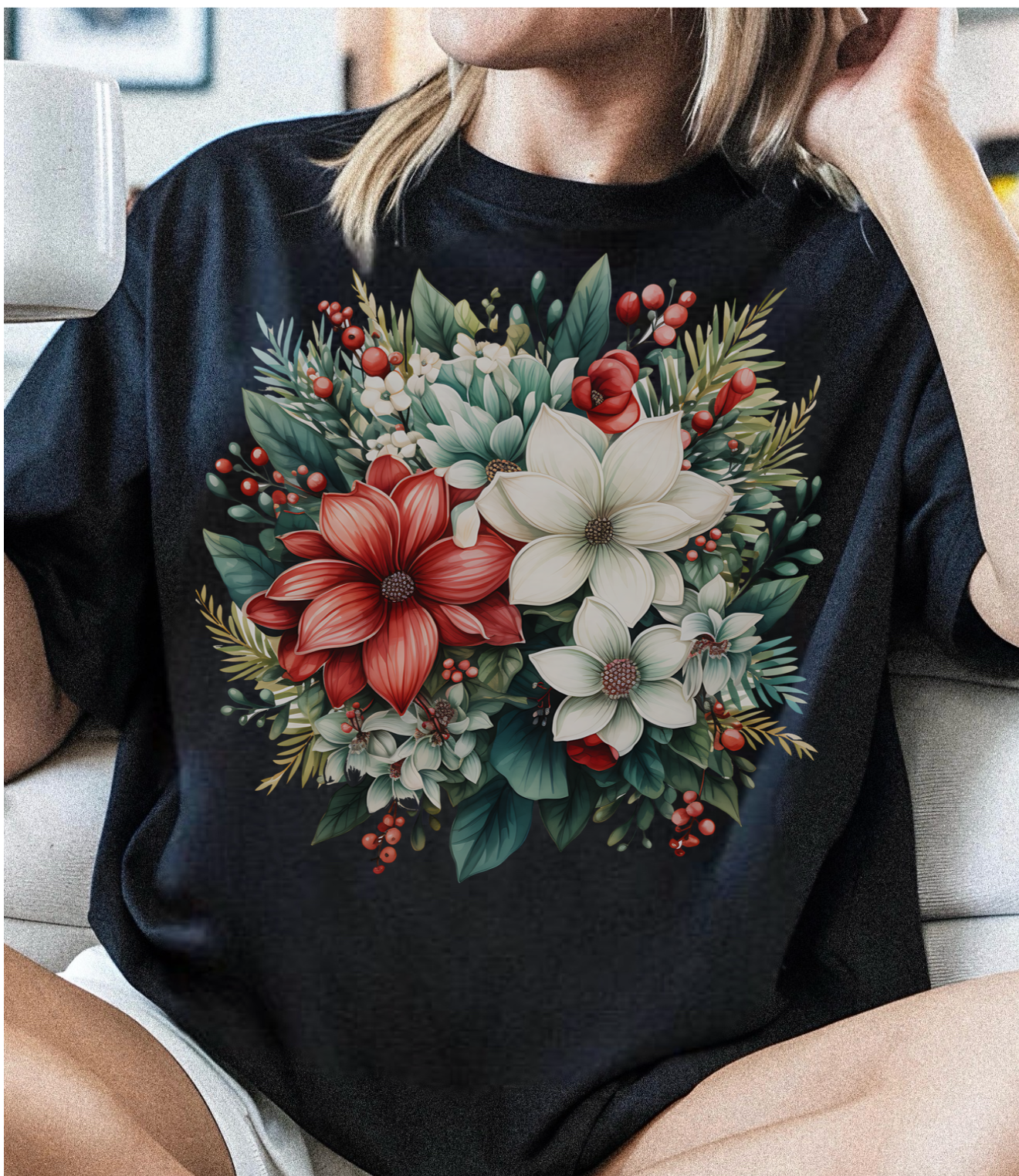 Bunches Of Christmas Flowers