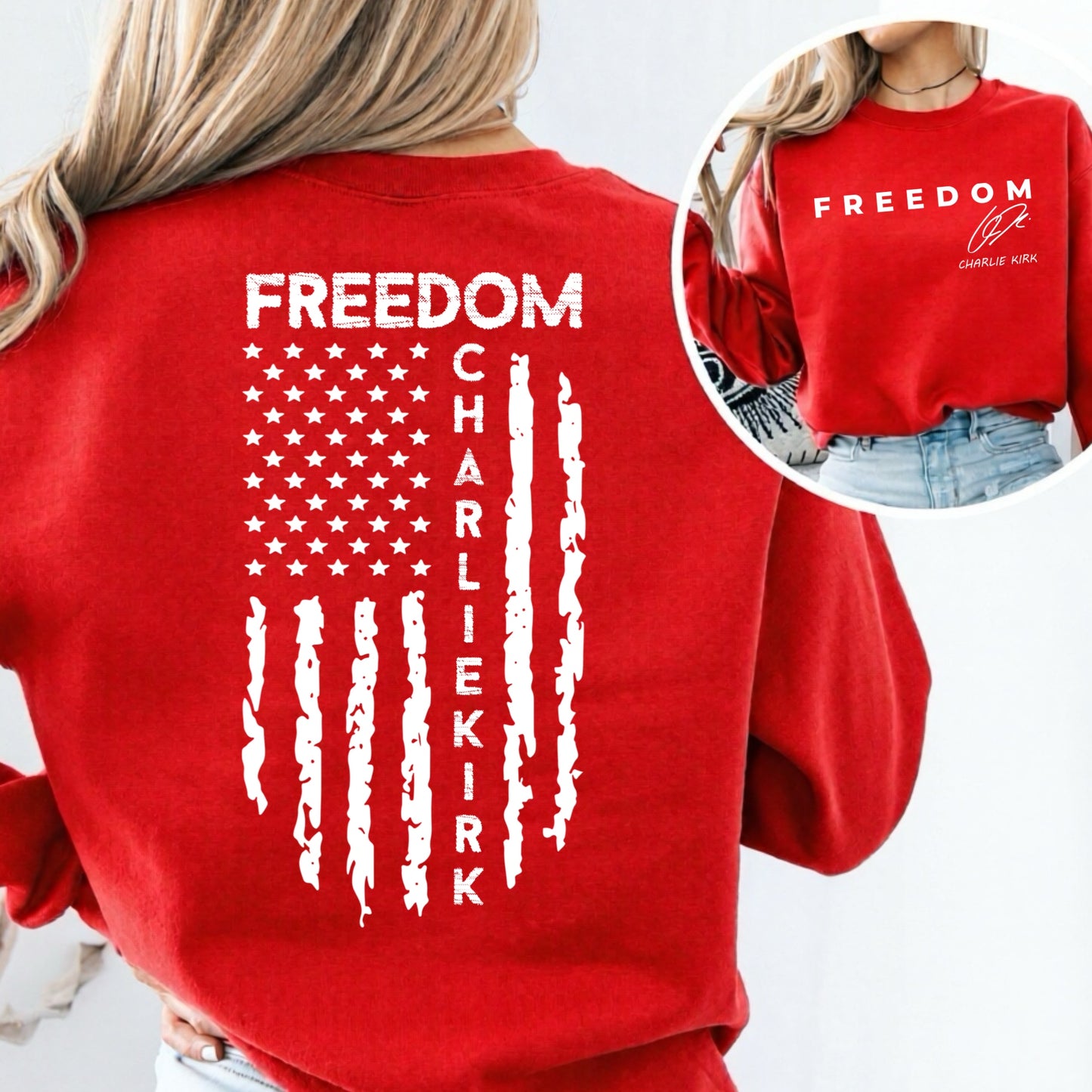 Freedom Flag Front & Back