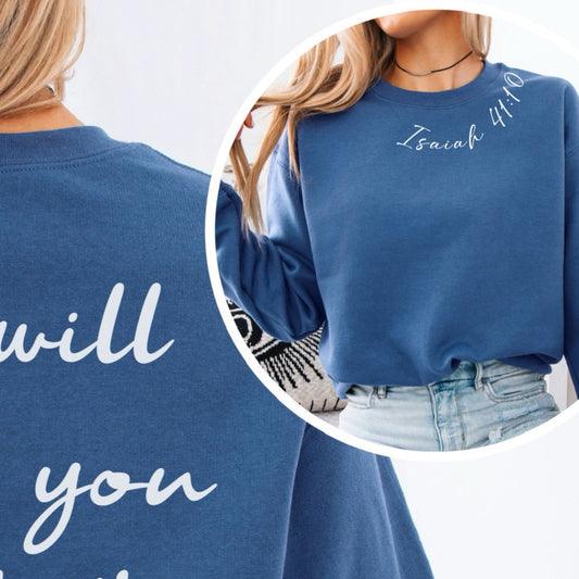 He Will Carry You Through This. Front & Back