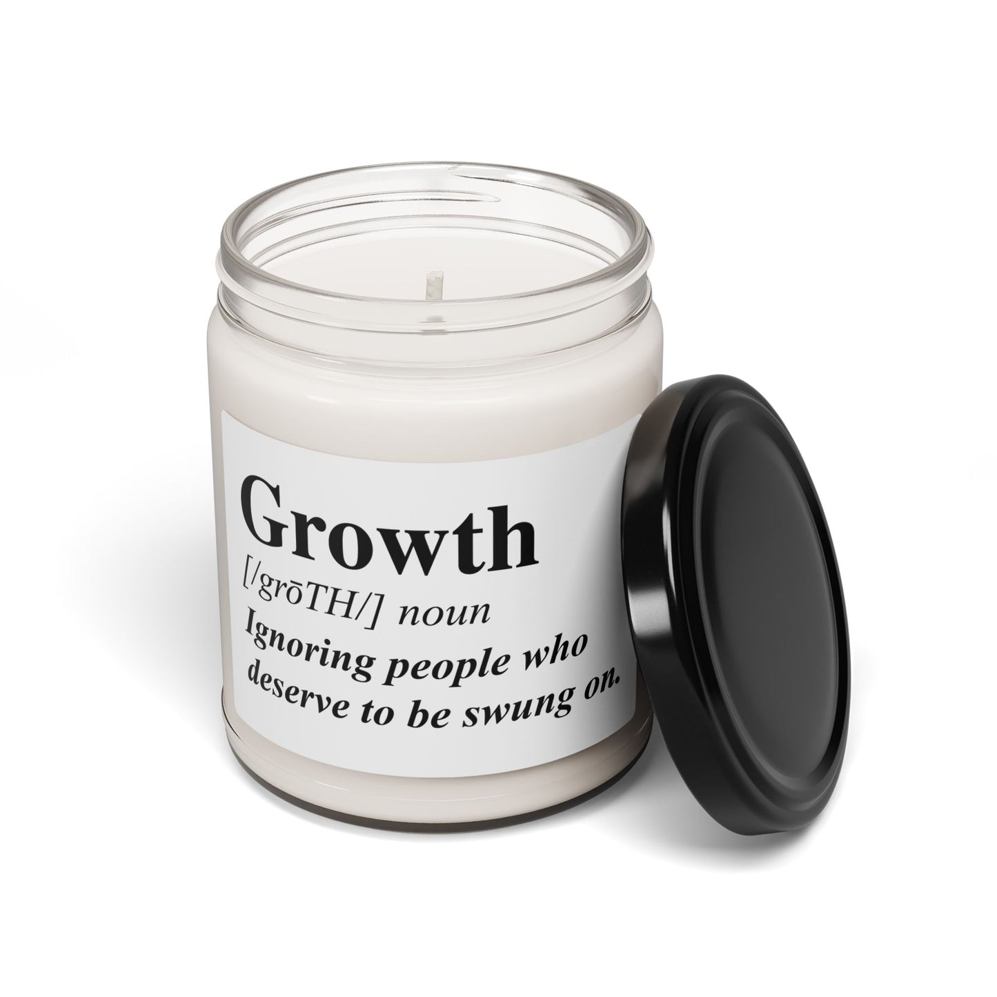 Growth Definition Scented Soy Candle — 9oz Inspirational Self-Care Gift