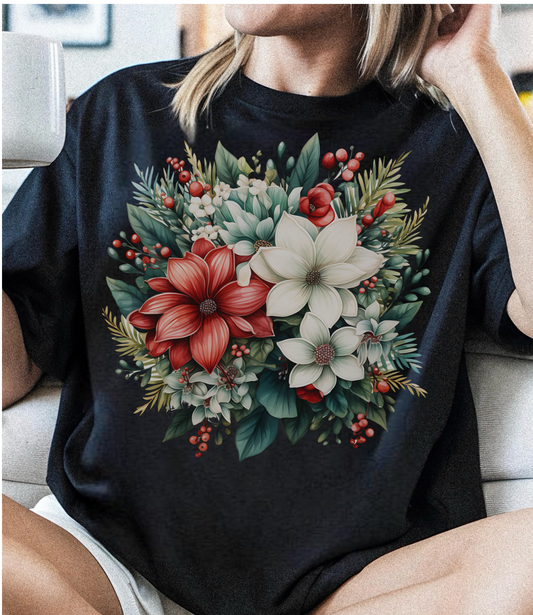 Bunches Of Christmas Flowers