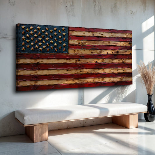 Old Glory American Flag Wall Art