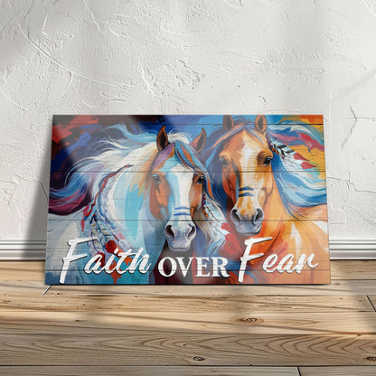 Faith Over Fear Faith Sign IV
