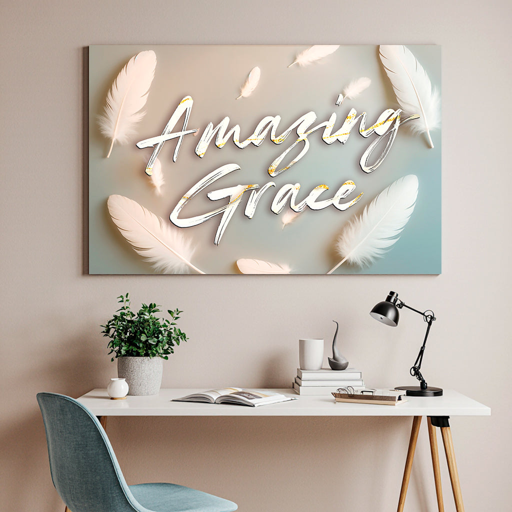 Amazing Grace Faith Wall Sign
