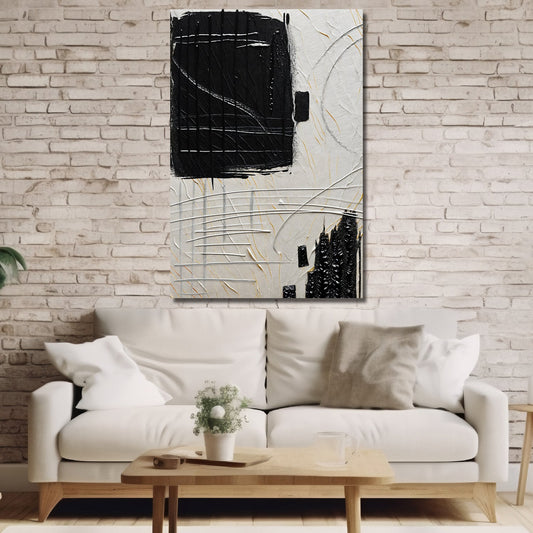 Black and Beige Wall Art