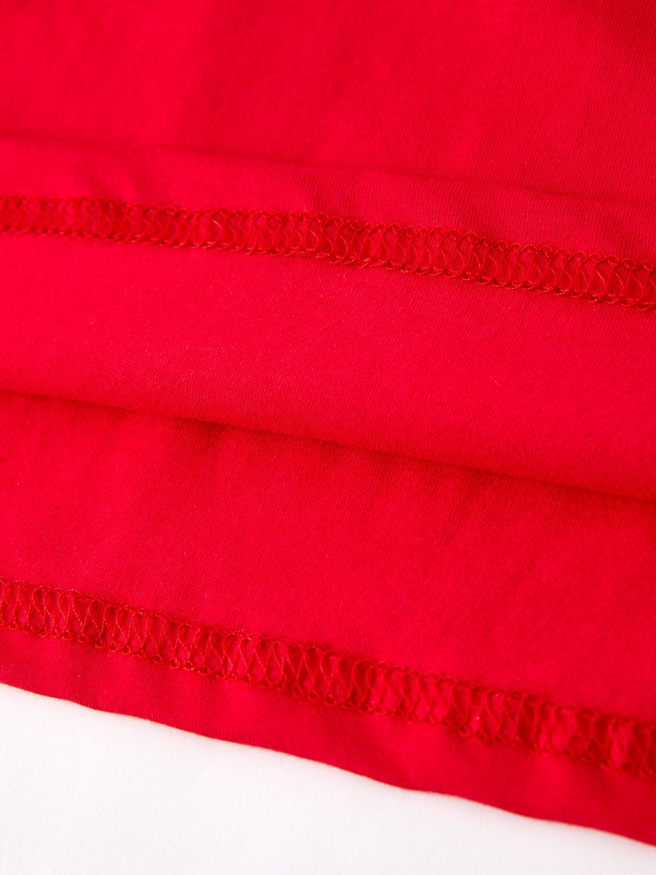 Red Cherry Bow Smocking Embroidery Girls'  Dress