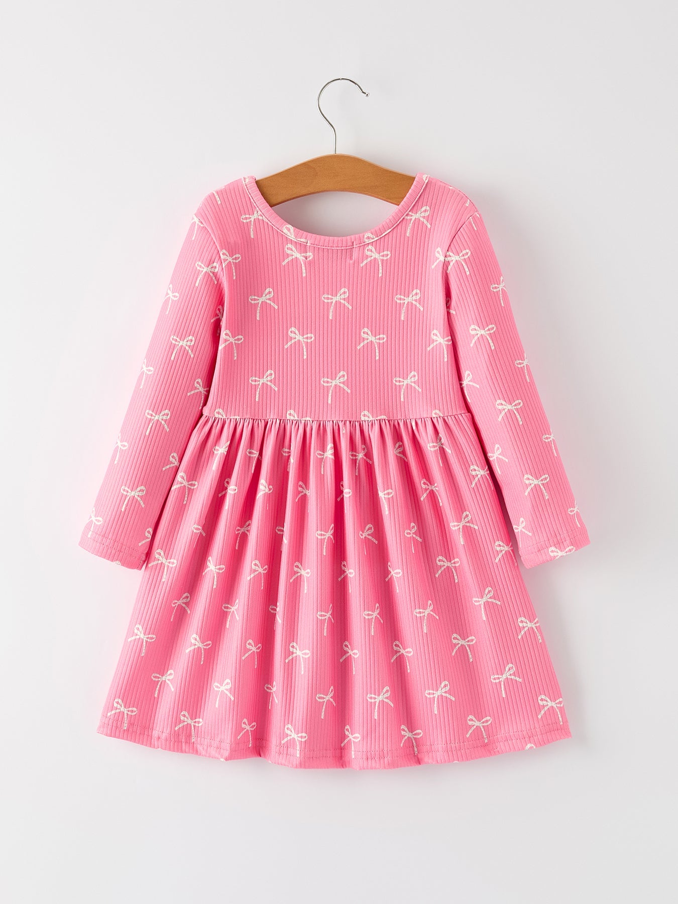 Christmas Bow Girls Dress: Festive and Adorable Design