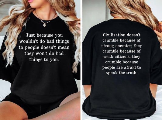 People Are Afraid To Speak The Truth *DTF TRANSFER