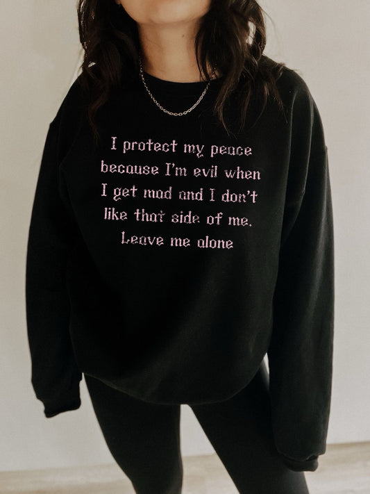 I protect my peace