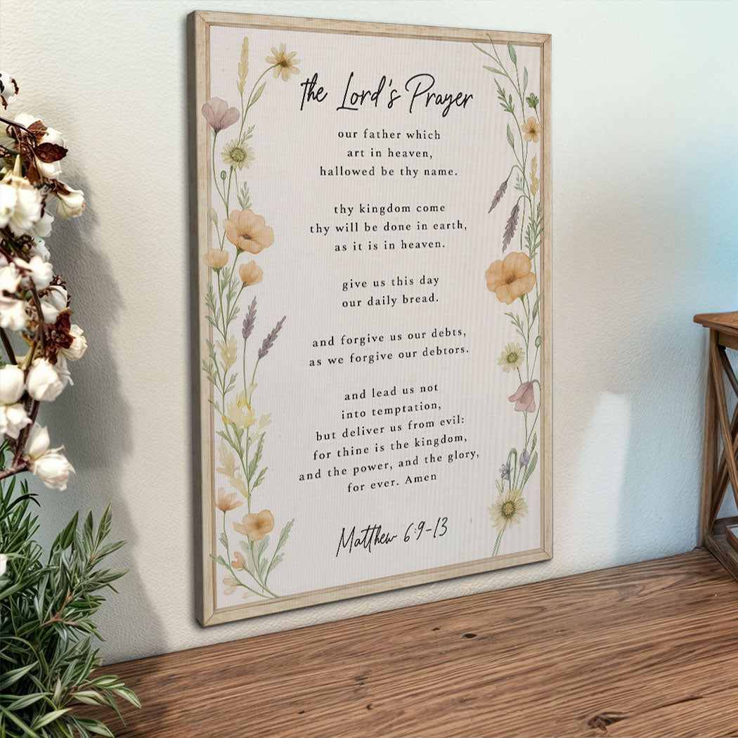 The Lord's Prayer Faith Sign III