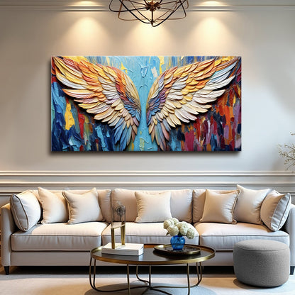 Wings of Hope Impasto Wall Art