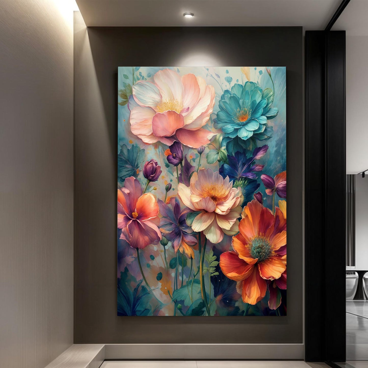 Spring Bouquet Impasto Wall Art