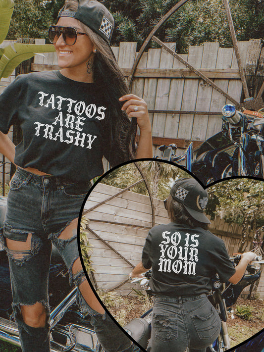 Front & Back Tattoos Are Trashy