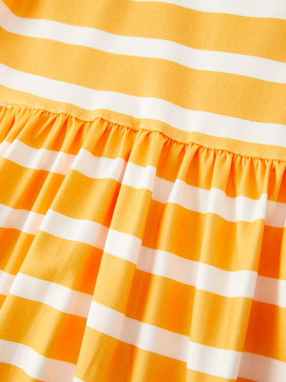 Sunflower Girls' Milk Silk Dress 3-piece Set