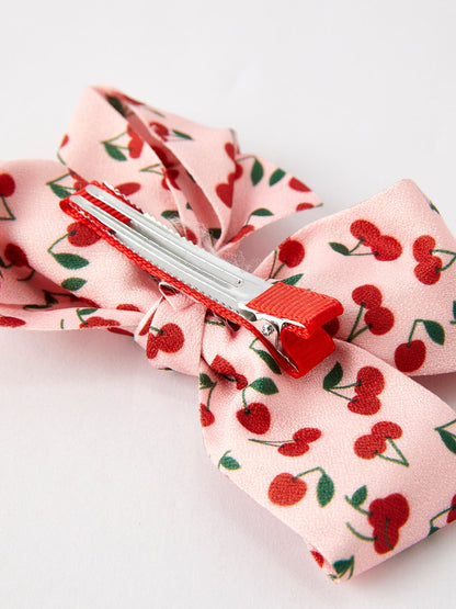 Cherry Bow Hairpin