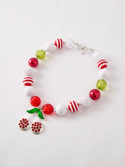 Cute Vintage Cherry Pendant Necklace