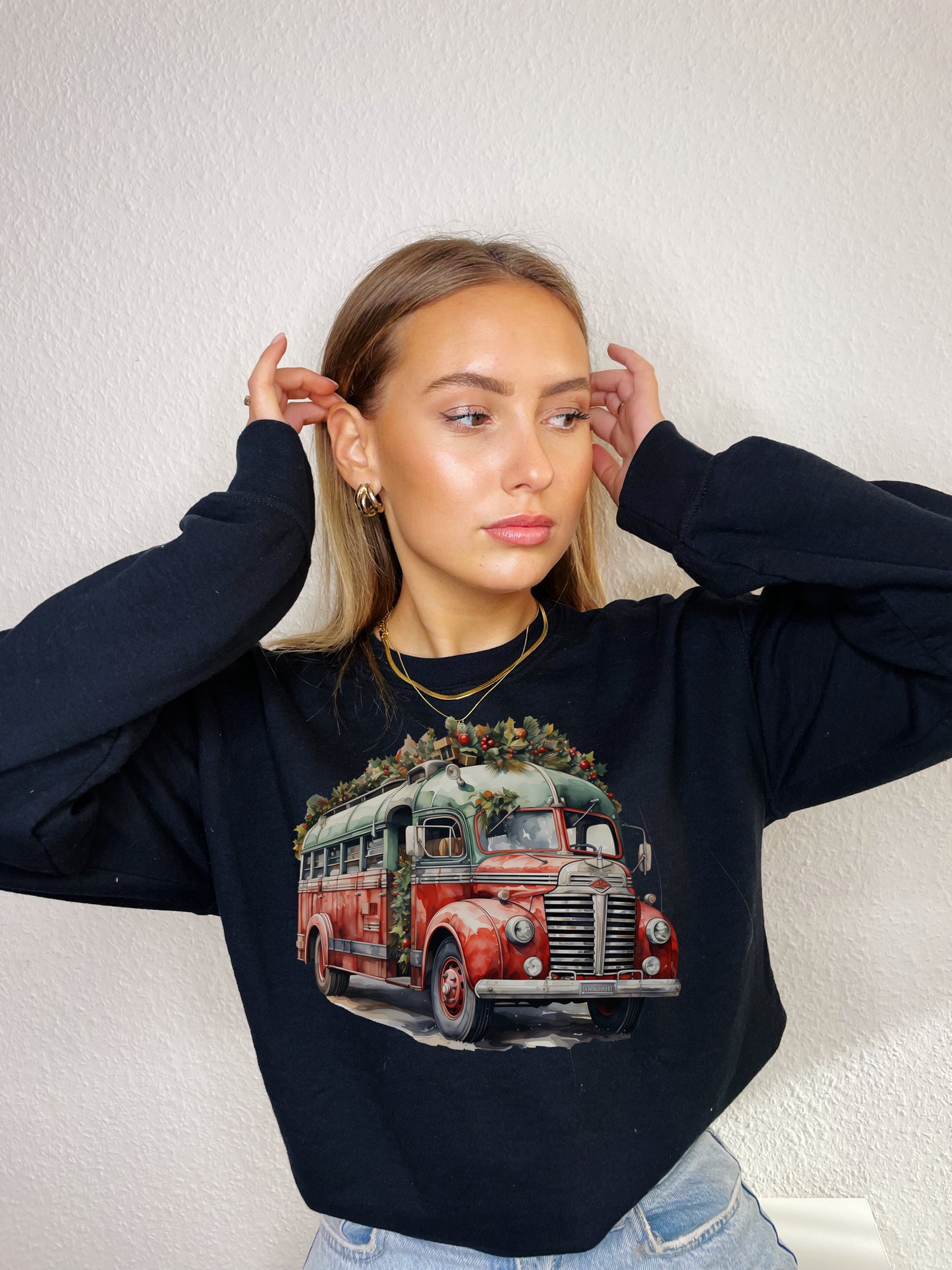 Old School Christmas Bus