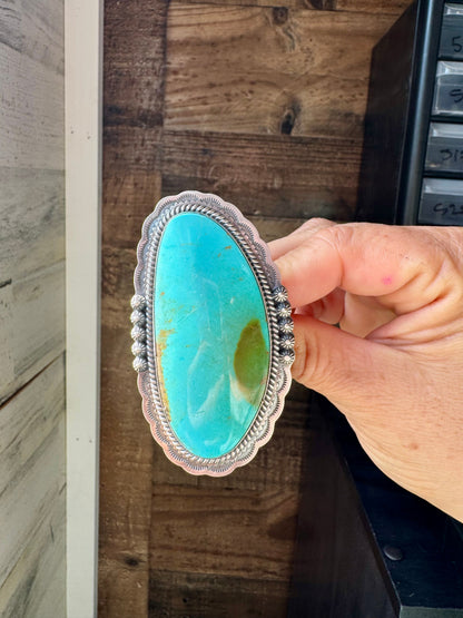 Big Adjustable Sonoran Gold Ring – Native Made by Gilbert Platero