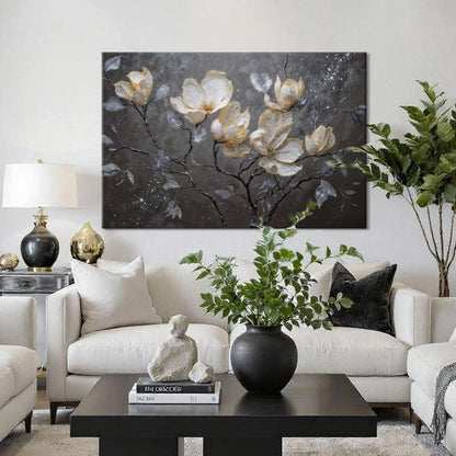 Midnight Magnolias Wall Art