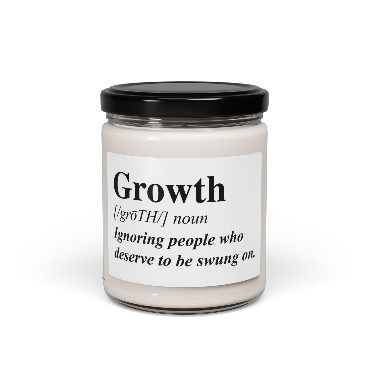 Growth Definition Scented Soy Candle — 9oz Inspirational Self-Care Gift