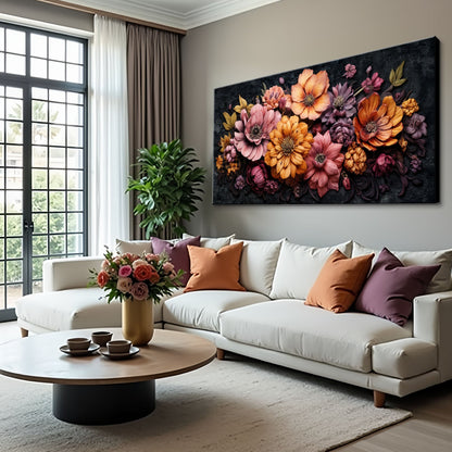 Colorful Floral Realistic Wall Art