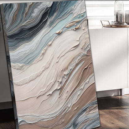 Earth Tone Swirls Wall Art