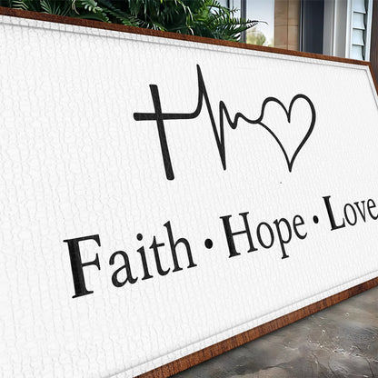 Faith, Hope, Love Faith Wall Art