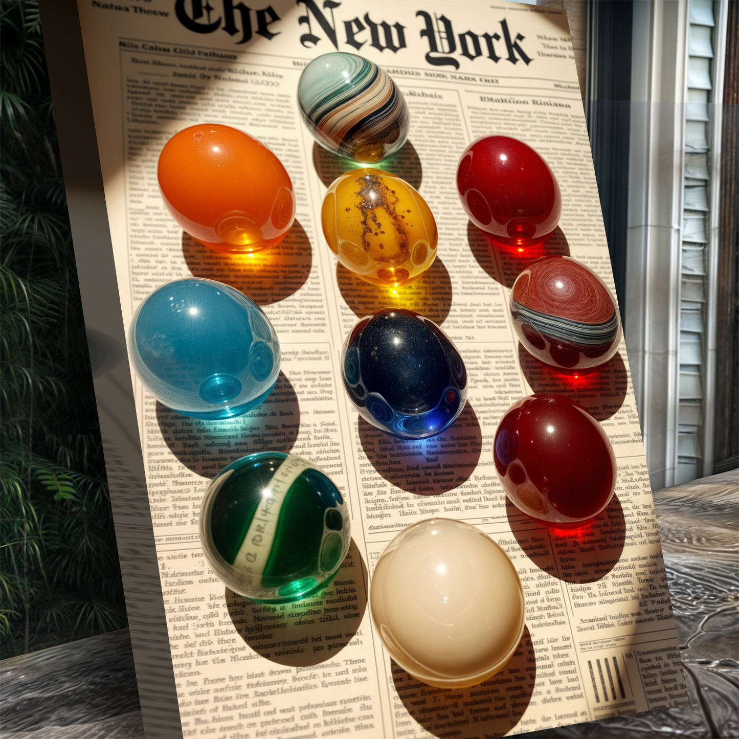 Vintage Newspaper Poster Wall Art