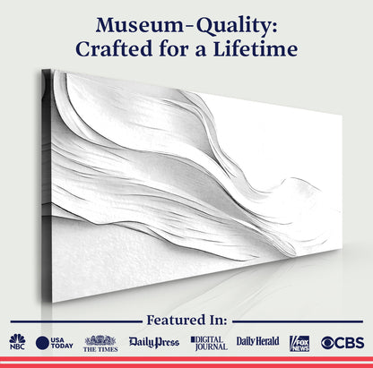 White Minimalist Wall Art