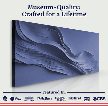 Midnight Navy Minimalist Wall Art