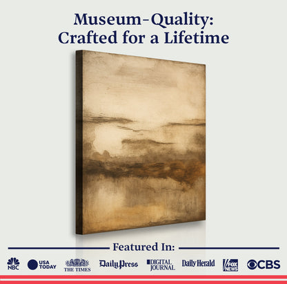 Neutral Abstract Impasto Wall Art