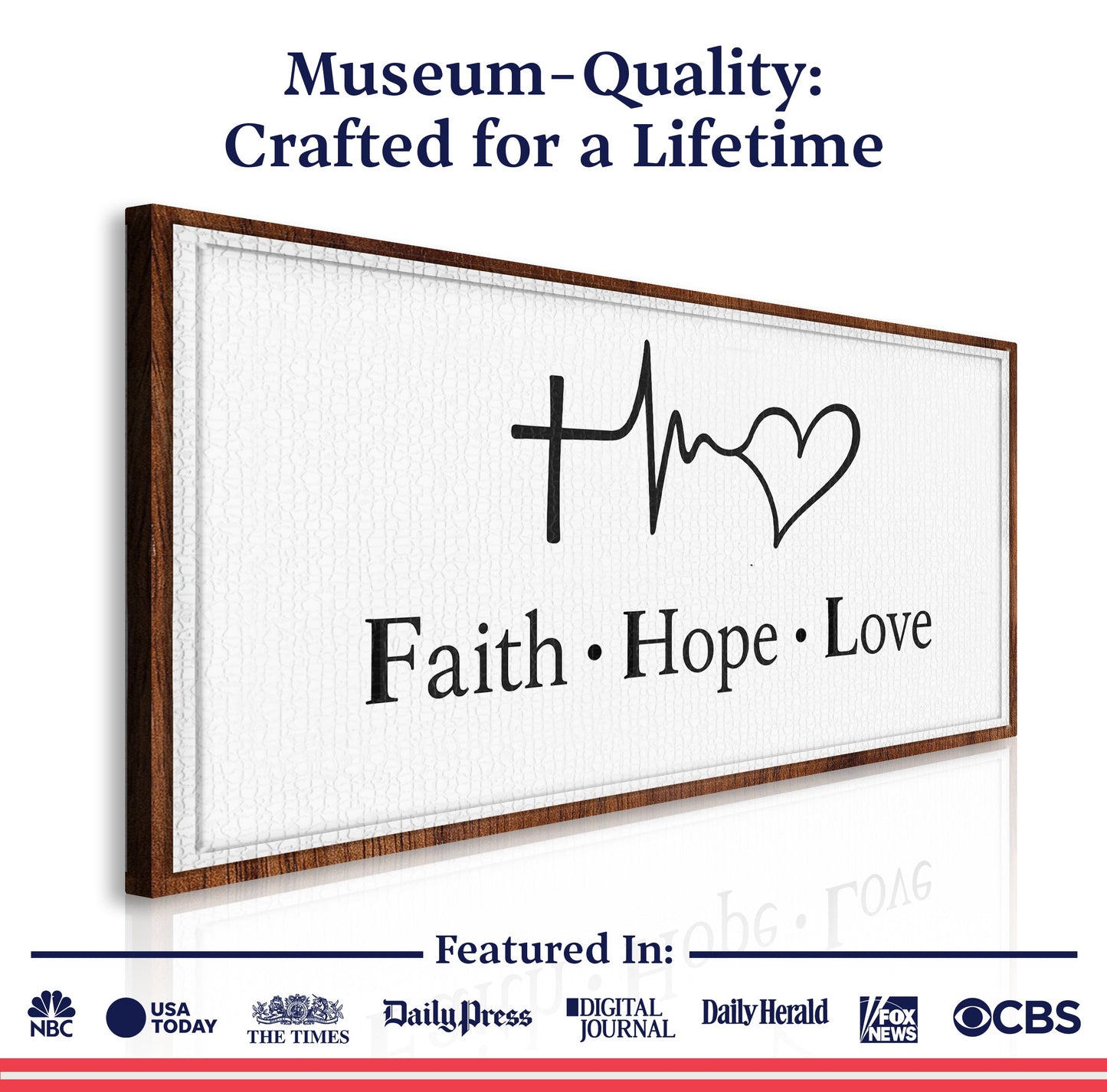 Faith, Hope, Love Faith Wall Art