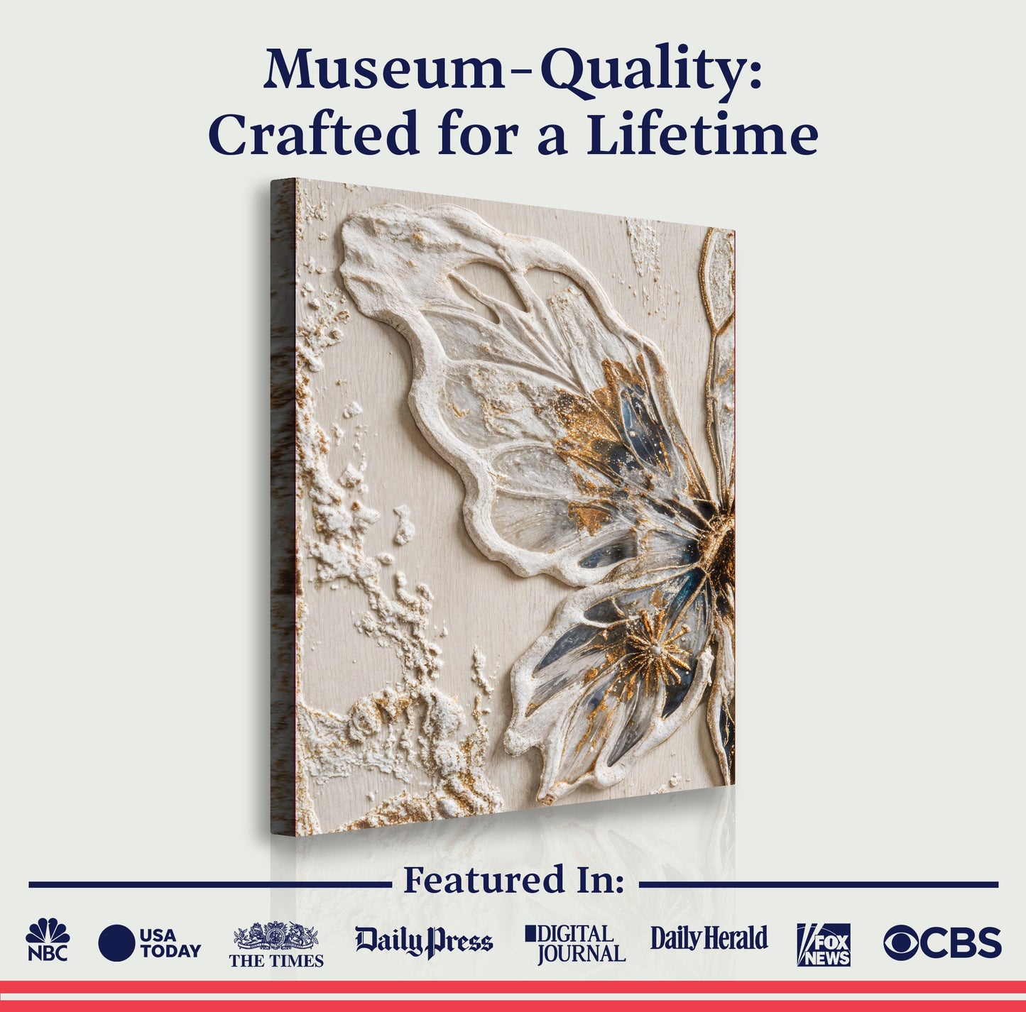 Half Butterfly Wall Art