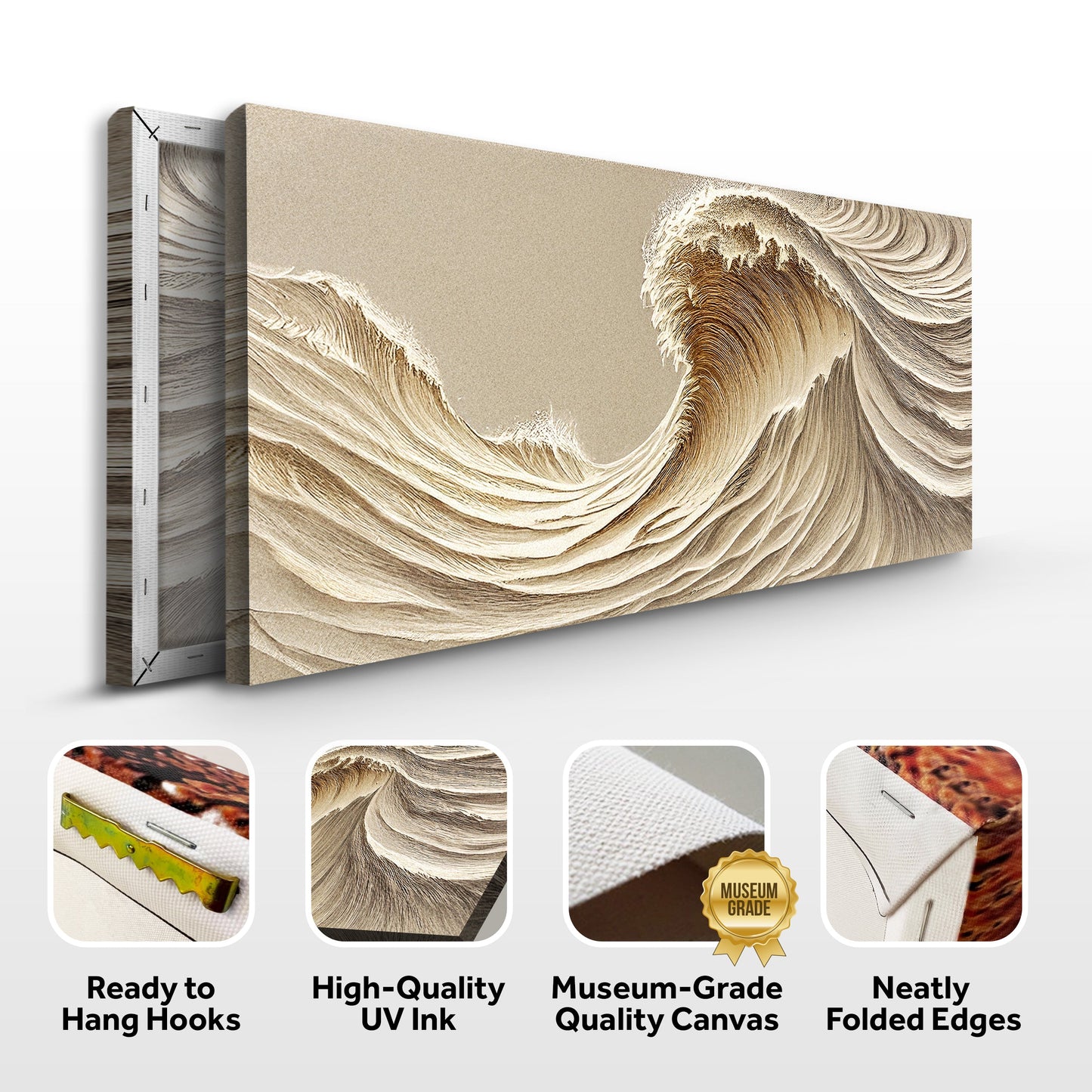 Beige Minimalist Wall Art III