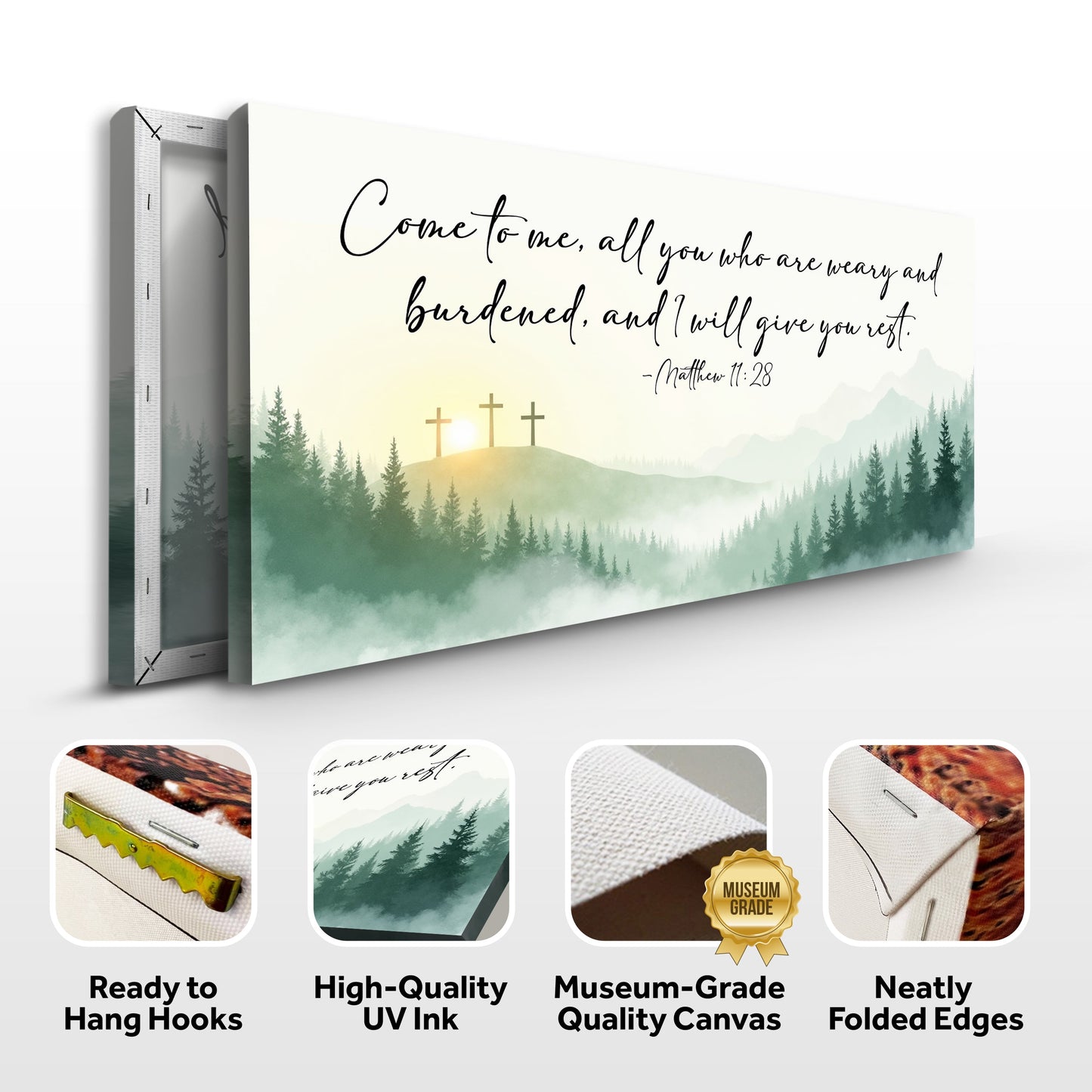 Come To Me - Matthew 11:28 Faith Sign