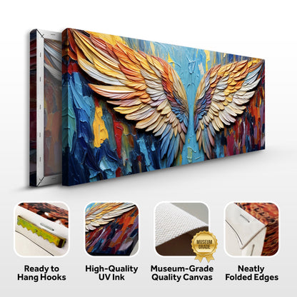 Wings of Hope Impasto Wall Art