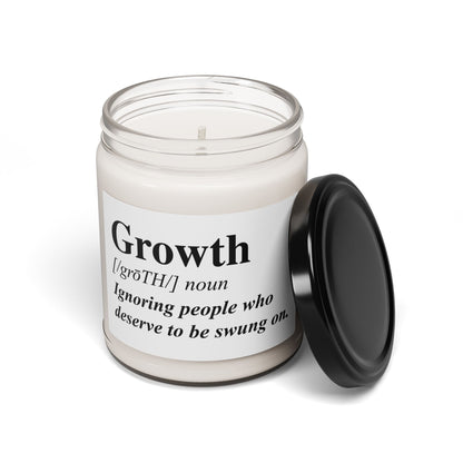 Growth Definition Scented Soy Candle — 9oz Inspirational Self-Care Gift