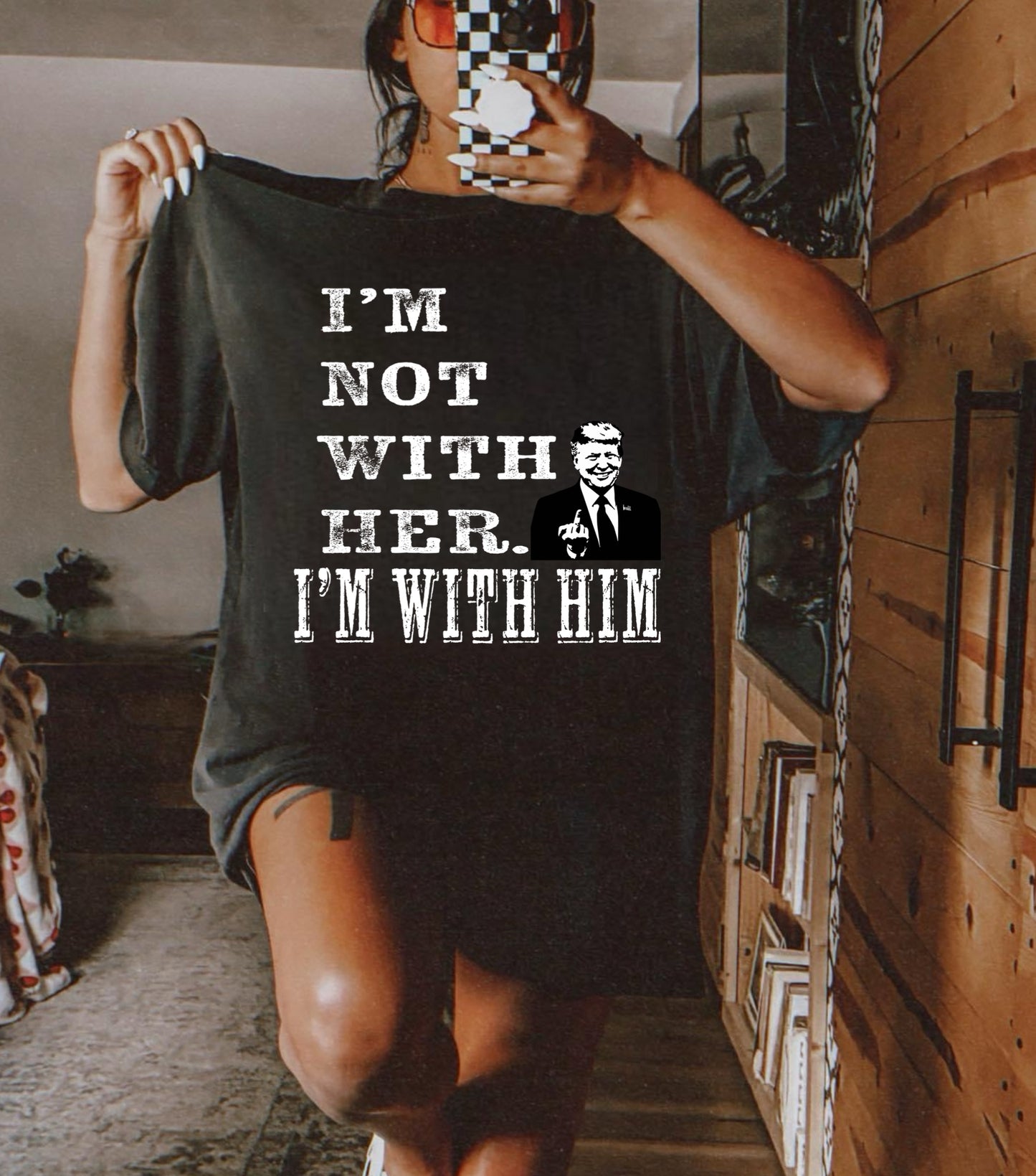 IM NOT WITH HER IM WITH HIM PNG DIGITAL DOWNLOAD