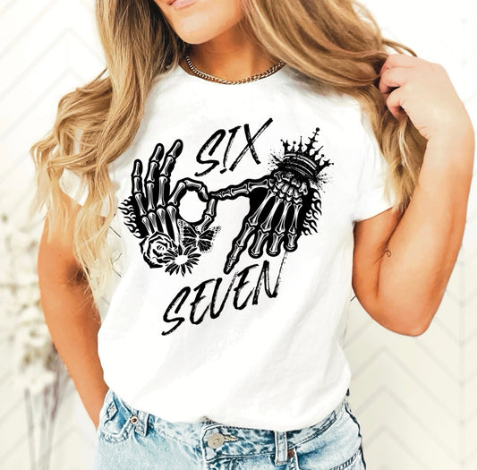 6 7 (Put you sizes in comments at checkout)