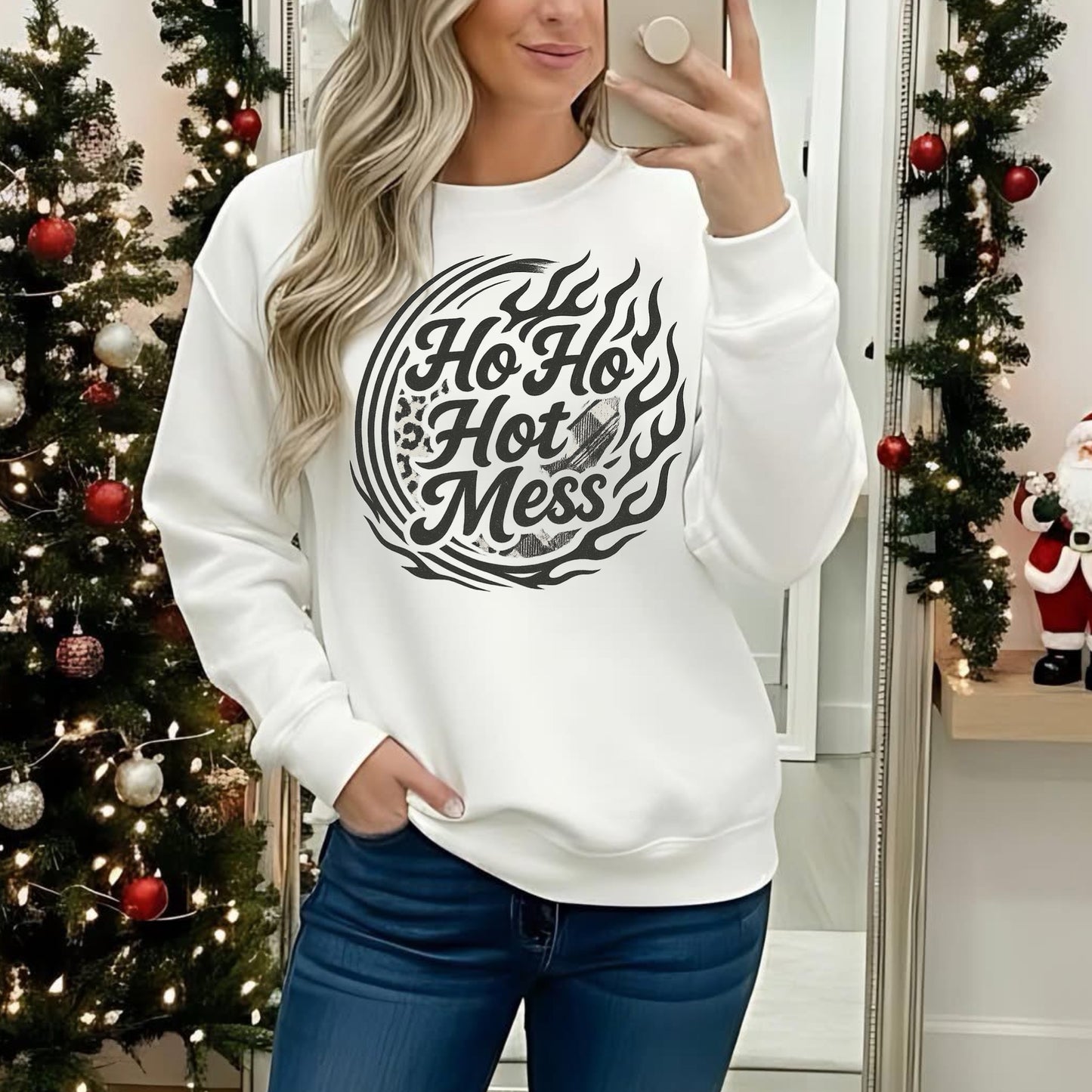 *DTF TRANSFER ONLY* Ho Ho Hot Mess