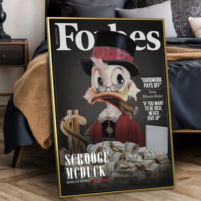 Personalized Billionaire Forbes Sign