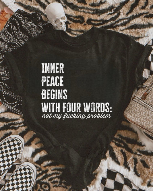 Inner peace begins with four words