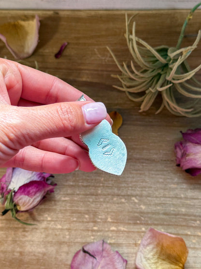 Golden Hills Turquoise & Pink Conch Sterling Silver Pendant