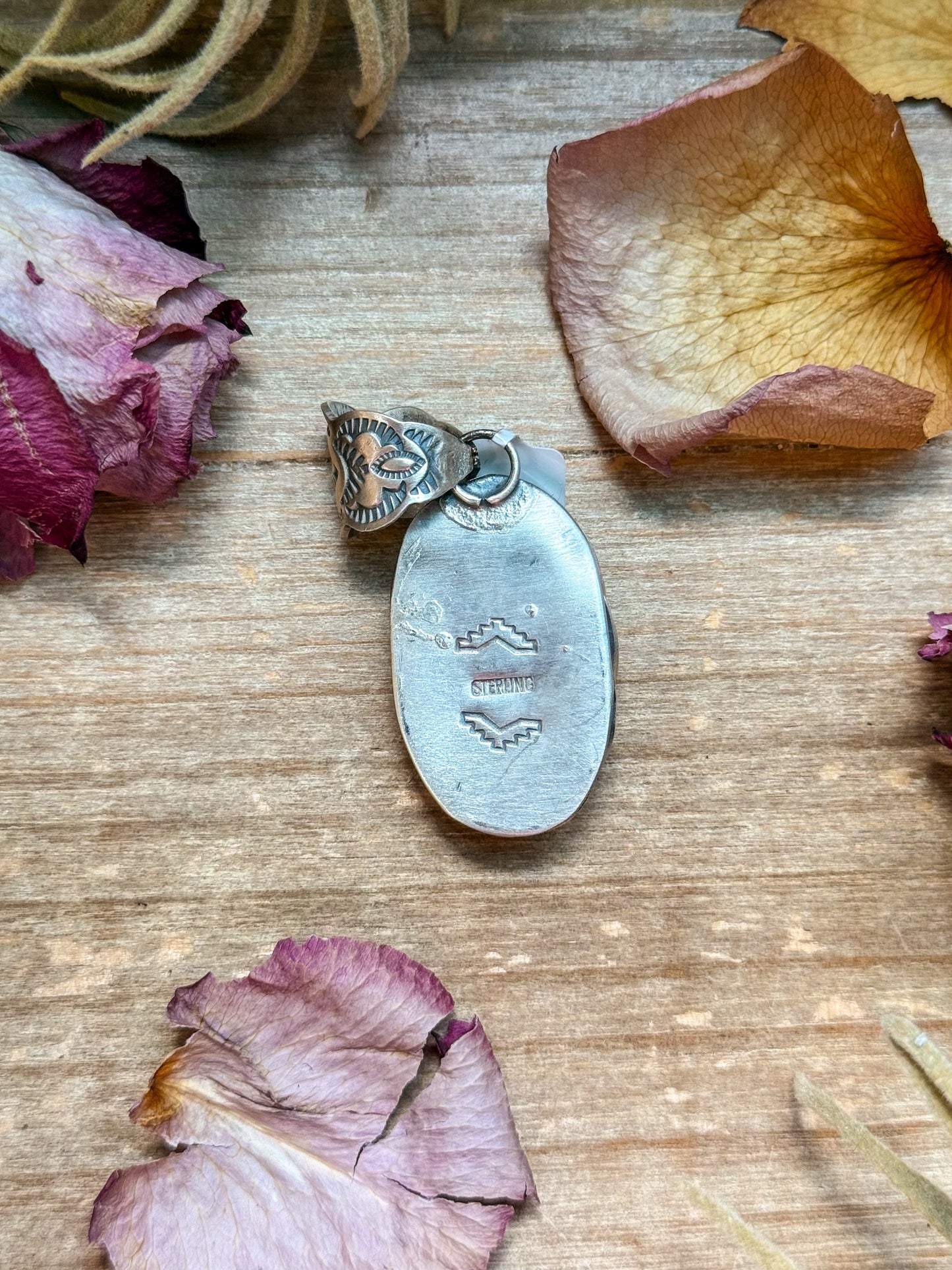 Golden Hills Turquoise Sterling Silver Pendant