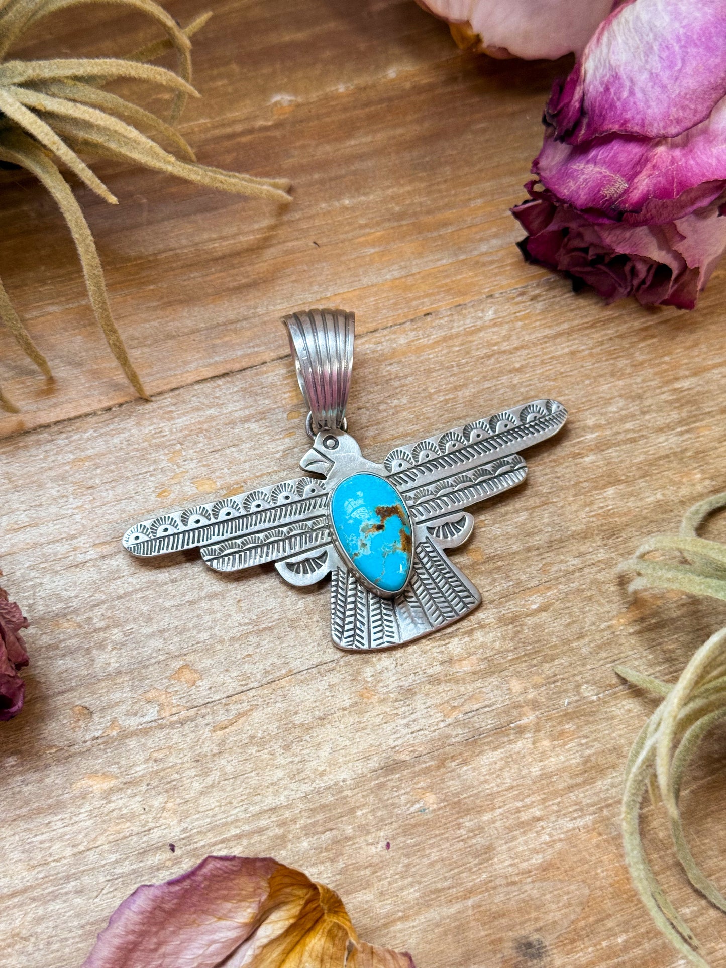 Sterling Silver Thunderbird Pendant