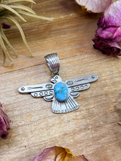 Sterling Silver Thunderbird Pendant