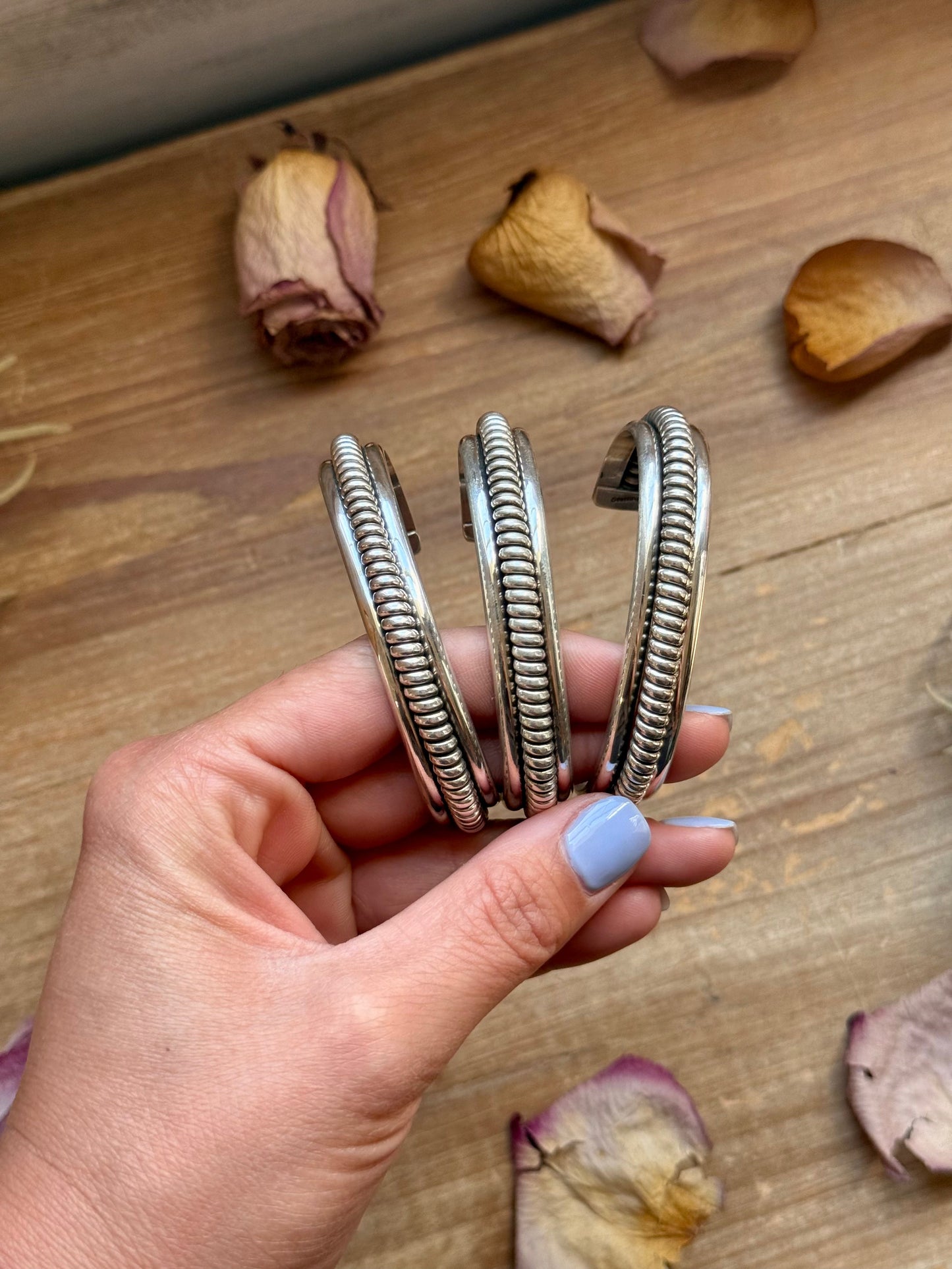 Sterling Silver Heavy-Duty Cuff Bracelet