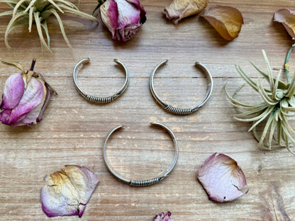 Sterling Silver Hudson Feather Cuff – Fits 7.5” Wrist – Handmade by Artist Jason Ogg